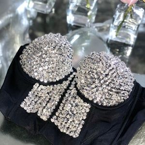 NEW, Women’s Sequin Corset Crop Top, Small